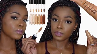 ELF 16 HOUR CAMO CONCEALER Swatches amp First Impression Alaysia Chantae’ [upl. by Etty]