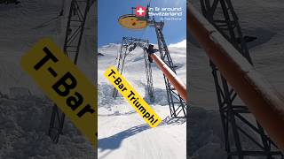 Epic Ski Lifts Tackling Andermatt’s Extreme TBar Challenge [upl. by Joseph]