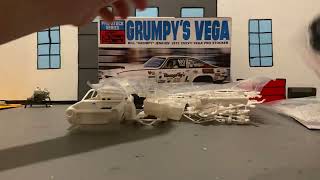 Grumpy’s 1972 Chevy Vega Pro Stocker Drag Car unboxing [upl. by Oniotna]