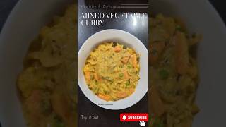 Mixed Vegetable Curry Recipe  Healthy Veggie Delight with Broccoli Beans and More [upl. by Aerdnahc888]