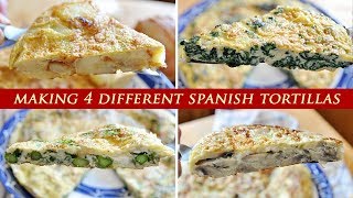 4 SPANISH Tortilla Omelettes YOU NEED IN YOUR LIFE [upl. by Ahsenav]