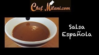 Salsa Española una de las 5 Salsas Madres [upl. by Portland623]