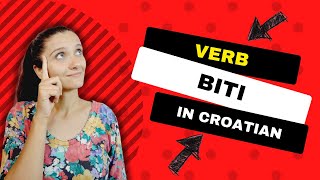 Verb quotto bequot in Croatian  short long and negative form Croatian Essentials Lesson 8 [upl. by Sanbo119]