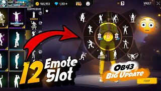 12 Emote Slod in Ob 43  Magic Cube Store Update Free Fire  Next Gold Royale  Free Fire New Event [upl. by Arbrab]