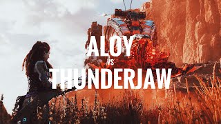 HZD Remastered  Aloy vs Thunderjaw  PS5  Ultra Hard [upl. by Kacy]