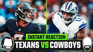 NFL Week 11 MNF Instant Reaction  Houston Texans vs Dallas Cowboys [upl. by Eadwina]