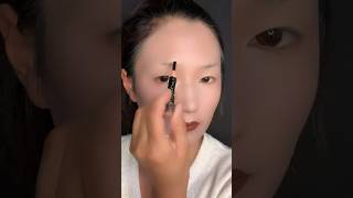 Fixed eyebrow mold easy to use funny makeup trending makeupartist makeuptutorial [upl. by Atinek]