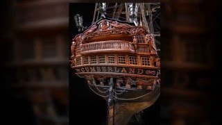 model ship CUMBERLAND \ модель корабля slide show [upl. by Suchta]