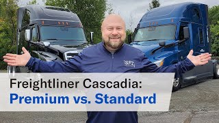 2024 Freightliner Cascadia Premium vs Standard [upl. by Leinto571]