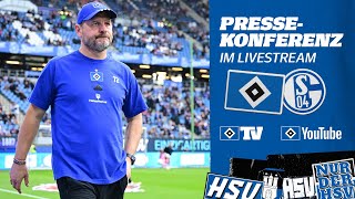 RELIVE MATCHDAYPRESSEKONFERENZ I HSV vs FC Schalke 04 I 13 Spieltag [upl. by Nuawaj]