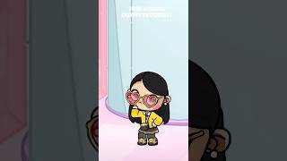 Free school outfit uniform Tutorial✨avatarworld aesthetic shorts fun pazu tocaboca fyp [upl. by Oisacin]