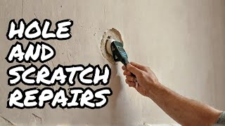 Quick Fixes for Walls How to Fill Holes and Scratches Like a Pro DIYtips painting spackling [upl. by Pollux376]