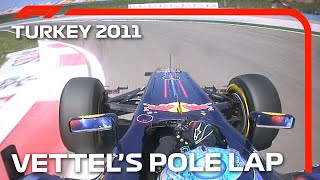 Sebastian Vettels Pole Lap  2011 Turkish Grand Prix [upl. by Lisa427]