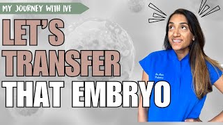 IVF Journey Update  January 2023 Embryo Transfer [upl. by Eppesiug]