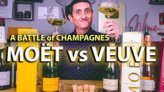 The BEST Champagne Brands  Moët amp Chandon vs Veuve Clicquot [upl. by Hughmanick653]