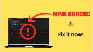 How to Fix quotNPM Not Recognizedquot Error in VS Code  StepbyStep Guide 2024 [upl. by Cattima]