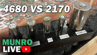 Teslas Battery Evolution 4680 vs 2170 Cell Comparison [upl. by Analli]