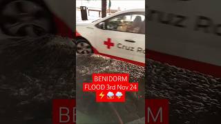 BENIDORM FLOOD 3rd November 2024 benidorm storm flood flooding ytshorts spain [upl. by Anoyet40]