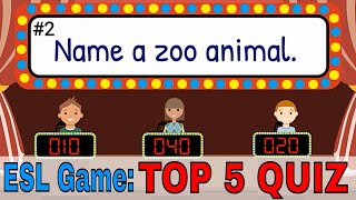 English Quiz For Kids  Easy ESL Quiz  ESL Classroom Games [upl. by Bum212]