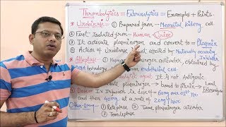 Fibrinolytics or Thrombolytic Part 02  Urokinase amp Alteplase  Thrombolytics  Fibrinolytics [upl. by Astraea]