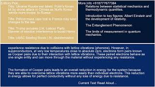 Explain the underlying principles of superconductivity including the Meissner effect and Cooper pair [upl. by Dyrraj]