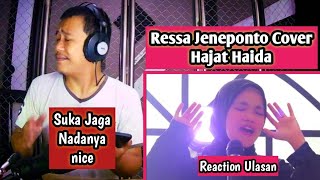 Ressa Jeneponto CoverHajat Haidasuka Jaga nadanya nicequotreactionulasanquot [upl. by Lletnohs110]