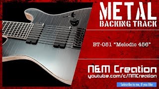 Melodic Metal Backing Track in Dm  BT051 [upl. by Ameline35]