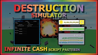 2023 Destruction Simulator Script  INFINITE MONEY AND LEVELS [upl. by Brainard]