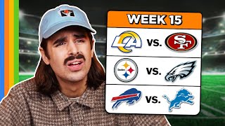 Predicting Every Week 15 NFL Game [upl. by Meirrak367]