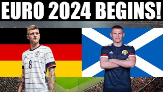 GERMANY vs SCOTLAND Watchalong Euro 2024 [upl. by Titania]