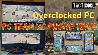 TACTICOOL PC OVERCLOCKED TEAM VS PHONE TEAM｜Highlights🎮panzerdogtacticoolgametacticool pcgamer [upl. by Klarrisa465]