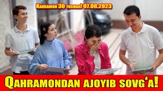 Qahramondan ajoyib sovga Qahramon 30 yoshda HAVAS GURUHI 07082023 [upl. by Havelock]