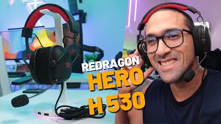 REDRAGON HERO H530  HEADSET GAMER CUSTOBENEFÍCIO QUE SURPREENDEU [upl. by Johnath]