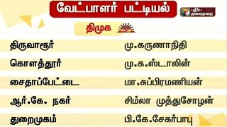 DMK Candidate list [upl. by Yslek]