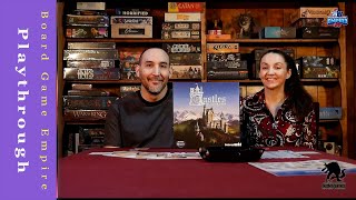 Castles of Mad King Ludwig Playthrough  Bézier Games [upl. by Nahgem590]