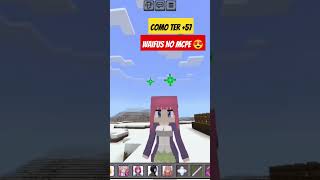 Addon mais de 50 WAIFUS para MCPE 121 addons addons1 minecraft1 top5addons addonsparamcpe [upl. by Adnawuj802]