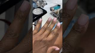 Gel Overlay for the first time on my natural nails did not disappoint Are you subscribing [upl. by Nolubez]