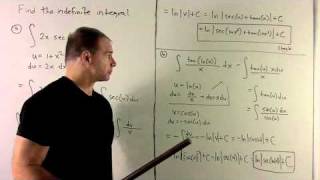 Trig Antiderivatives involving 1x [upl. by Sulamith]