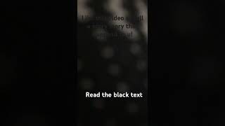 Read the bblack text [upl. by Alyhs]