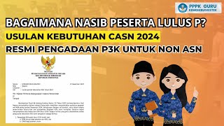 Bagaimana peserta P di P3K 2023  USULAN FORMASI CASN 2024 [upl. by Edmunda604]