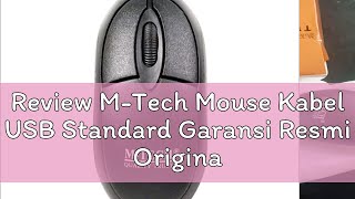 Review MTech Mouse Kabel USB Standard Garansi Resmi Original [upl. by Tootsie714]