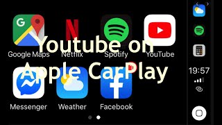 Youtube On Apple CarPlay Hack  IOS 135 [upl. by Hawger837]