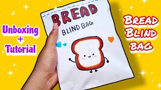 😍paper diy😍Bread 🍞Blind bag paperASMR blind bag [upl. by Yatnahs]