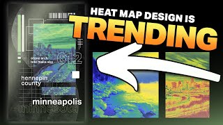 NEW Graphic Design Trend 2024 Heat Maps [upl. by Stegman]