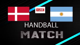 Denmark vs Argentina handball friendly match 2024 [upl. by Louie]