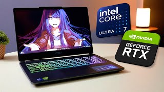 Core Ultra Di Laptop Gaming WORTH IT  MSI Cyborg 15 AI [upl. by Helbonnah950]