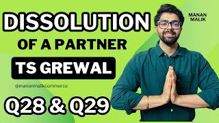 CLASS 12  DISSOLUTION  Q28 amp Q29  Chapter 7  TS Grewal Solutions  2024 [upl. by Teragramyram]