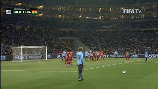 Diego Forlán freekick goal vs Ghana [upl. by Lida]