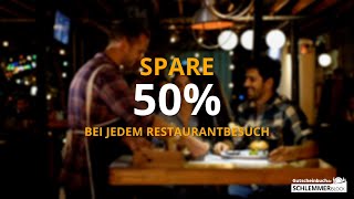 Der Schlemmerblock – Spare 50 bei deinem nächsten Restaurantbesuch [upl. by Babbie]