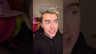 when you were raised religious comedy funny shorts [upl. by Onitsirc87]